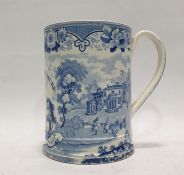 Early 19th century Baker, Bevans & Irwin, Glamorgan pottery blue and white printed earthenware