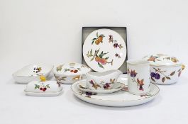 Royal Worcester porcelain oven-to-tableware Evesham pattern to include tureens and covers, porcelain