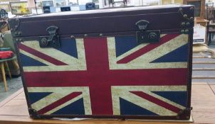 Modern chest with Union Jack decoration