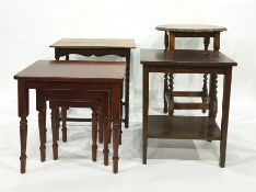 Nest of three tables and three further side tables (4)