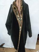 1950's black cocktail dress in wool crepe, labelled London Town, made in Mayfair, sleeveless, the