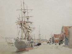 William Thomas Martin Hawksworth (1853-1935) Pen, ink and watercolour 
