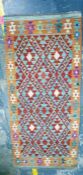 Vegetable dye wool chobi kelim runner, 148cm x 66cm Condition ReportThe rug is in good condition.