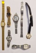 Small quantity of lady's Citizen, Seiko and other wristwatches ( 1 box)