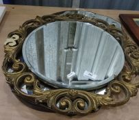 Three assorted mirrors