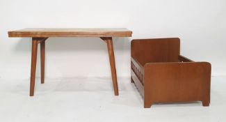 Child's dolls cot and a coffee table (2)