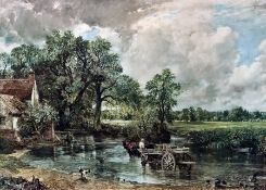 Quantity of various framed prints, books on photography, framed print after John Constable and