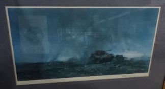 After David Shepherd Limited edition print Tanks, 99/200, signed in pencil lower right