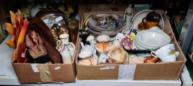 Various Seriesware plates Franklin Mint, Cobblestone Cottage etc., assorted ceramics, collectables