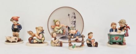 Collection of Goebel porcelain, comprising a first edition Four Seasons plate 'Winter' 1996 and a gr