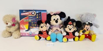 Small quantity of general toys to include Connect 4, soft toys, etc (4 boxes)