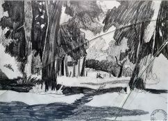 Set of four original etchings 