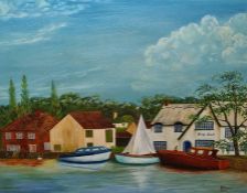 Ron Marshall (20th century) Oil on board 