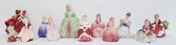 Royal Doulton china figure 'Bo Peep' HN1811, another 'Monica', another 'Dinky Do', another 'Rose',
