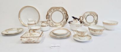 Quantity of Noritake and other gilt bordered tea china