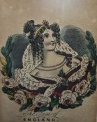 Unattributed Coloured engraving 