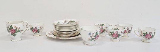 Wedgwood china tea service for six persons, 21 pieces viz:- six cups and saucers and teaplates,