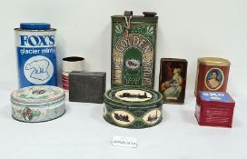 Large collection of various advertising tins to includes Lyles Golden Syrup, OXO, Wills