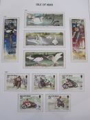 Album of Isle of Man stamps in SG printed album UM appears complete to 2002 (1 album)