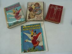 Various editions of Mother Goose Nursery Rhymes including:- 