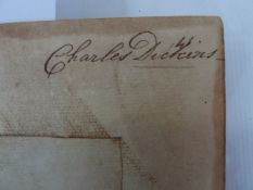 Charles Dickens Interest  ? Fernandez, Rev Don Felipe  