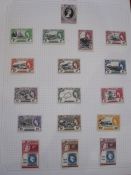 Album of St Helena stamps, King Edward VII mint set (unmounted), King George V badge of colony to 1s