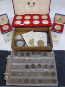 Set of eight Silver Jubilee crowns, Tristan Dacunha, Guernsey, Seychelles, Mauritius, Gibraltar,