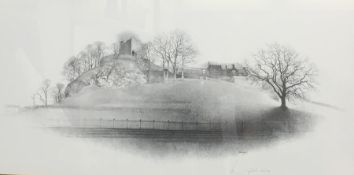 Geldart (20th century) Limited edition print  Study of a castle, 102/500, signed in pencil lower