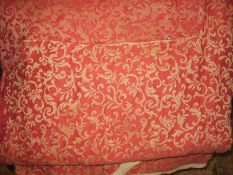 Large quantity of material mainly wool, including black and white check, grey wool, green wool, blue