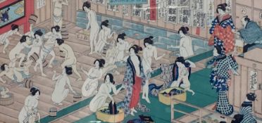 After Yoshiiku Utagawa (1833-1904) Japanese print 