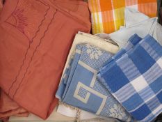 Large quantity of table linen and bed linen