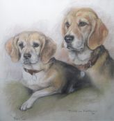 Small quantity of assorted pictures and prints including studies of dogs