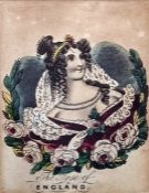 Unattributed Coloured engraving 