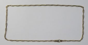 9ct gold anchor-link chain necklace, 11.5g  Condition Reportlength 53 cms inc. clasp, condition