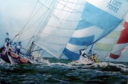 After Peter Burridge  Limited edition colour print 