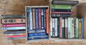 Folio society Two boxes of assorted volumes to include Siegfried Sassoon 