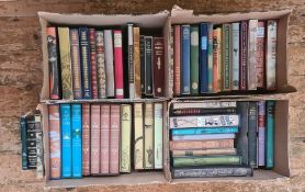 Folio society Four boxes to include Patrick Leigh Fermor 