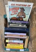 Quantity of books relating to the Frontier America or the Wild West to include:- 