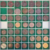 Mixed 1/2 Pennies some early