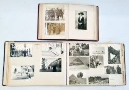 Ealry 20th Century photograph album 1905 - 1919, family portraits and holiday photographs and a