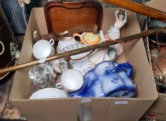 Mirror with a metal frame and a print of a racehorse after Munnings (2)