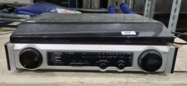 Record deck with radio and two Goodmans speakers (3)