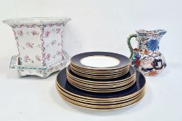 Masons Ironstone china jug, Imari pattern, 16cm high, a 19th century 'New Stone' ironstone