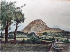 Noel Hervy Coloured lithograph  