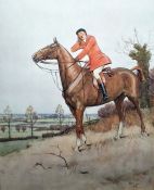 After Cecil Aldin Colour print  Hunting scene with printed signature lower right, 37cm x 29.5cm