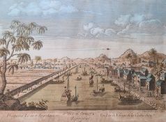 After Germain  Coloured engraving  