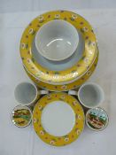 Villeroy and Boch 'Switch 1' service viz: 6 dinner plates, six side plates, six soup bowls, two