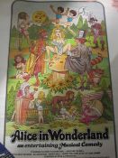 Various posters including Alice in Wonderland 'An Entertaining Musical Comedy', Quentin Blake and