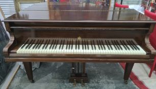 John Broadwood & Sons baby grand mahogany cased piano