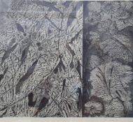 Michael Holland (1947-2002) Pencil Floor to Ceiling, Top Corner, signed and dated 1946, 46 x 40cm